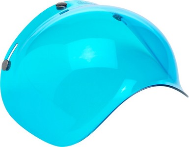 Biltwell Polycarbonate Anti-Fog Bubble Shield Blue Shield Bubble Blu A i gruppen Klder & Utrustning / Hjlmar / Tillbehr till hjlmar / Bubbelvisir hos Blixt&Dunder AB (01310108)