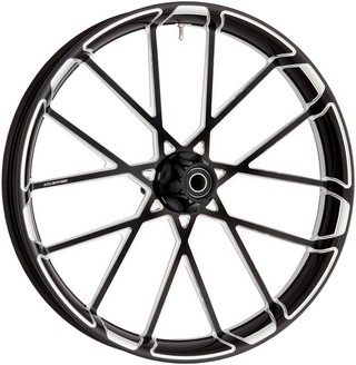 Arlen Ness Wheel Procross 21X3.5 Front With Abs Black 21X3.5 F.Prcros i gruppen Reservdelar & Tillbehr / Hjul & bromsar / Hjul / Aluminium-hjul hos Blixt&Dunder AB (02012229)