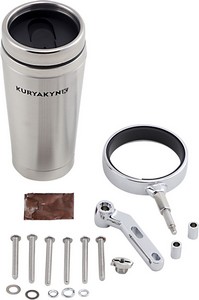 Kuryakyn Universal Drink Holder With Stainless Cup Chrome Holder Drink i gruppen Klder & Utrustning / vrigt / Campingutrustning hos Blixt&Dunder AB (06030402)