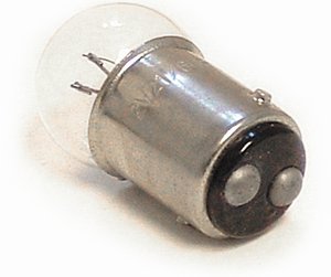 Light bulb 12V 21/6W, dual polar, fits 70-0056/7, BA 15 D in the group Service parts / Maintenance / Universal / Bulbs at Blixt&Dunder AB (70-0101)