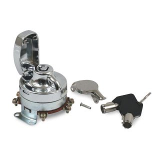 Ignition switch, Fatbob 36-up, electronic in the group Parts & Accessories / Electrical parts / Ignition switch at Blixt&Dunder AB (70-0201)