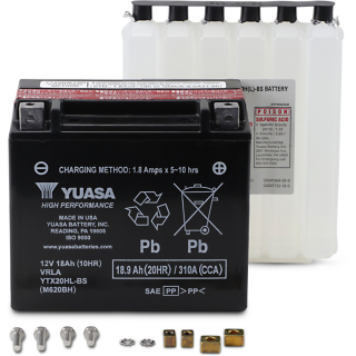 YUASA Batteri  YTX20HL-BS (FXST 91-u, FXD 91-17, XL 97-03, V-ROD 07-u) i gruppen Servicedelar & Olja / Slitdelar & underhll / Slitdelar vriga mrken / Batteri / Batteri Underhllsfria hos Blixt&Dunder AB (72-0248)
