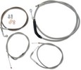 La Choppers 12-14" Ape Cable Kit Braided Stainless Hd Cable Kit Ss12-1