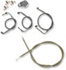 La Choppers Cable And Brake Line Kit Stainless Braided For 18"-20" Ape