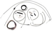 La Choppers Cable And Brake Line Kit Stainless Polished For Beach Bars