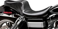 Le Pera Seat Cherokee 2-Up Smooth Black Seat Cherok Dyna Wg 96-03