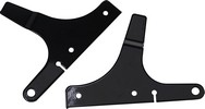 Cycle Visions Sideplates Sissy Bar Black Powder Coated Sideplate 00-07
