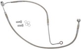 Drag Specialties Brake Line Stainess Steel Clear Coated Front/Lower Oe