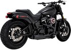 Vance&Hines Exhaust 2-1 Ss Blk Ho M8 Exhaust 2-1 Ss Blk Ho M8