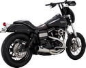 Vance&Hines Exhaust Brushed Stainless 2-1 Upsweep 91-09 Dyna Exhaust B