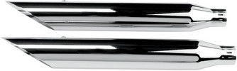 Khrome Werks Mufflers 3" Hp-Plus Slip-On Slash Cut Chrome Muffler S/C