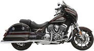 Bassani Exhaust System 4" True Duals Chrome Exhaust T-Dual Ind Chf Ch