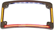 Custom Dynamics All In One Led Curved License Plate Frame Frame Lp Rad