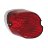 Laydown Led Taillight. Red Lens 73-98 H-D