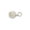 Triktopz Dice Key Chain Clear Glitter Keys, Charms, And Other Items