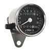 Mini Speedo, 2:1 Kmh. With Tripmeter Chrome Most Models With Front Whe