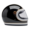 Biltwell Gringo S Helmet Gloss White/Black Tracker Size S