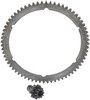 Bdl Starter Ring Gear 66 Tooth With 9 Tooth Pinion Gear Start Ring Gea