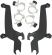 Mounting Kit Trigger-Lock Sportshield-Windshield Black Mnt Kit Ss Vn90