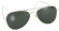 Sunglasses Aviator Green Lens/Gold frame