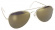 Sunglasses Aviator Smoke Gold Mirror/Gold