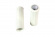 Replica White Waffle Style Grip Set with Chrome Plugs